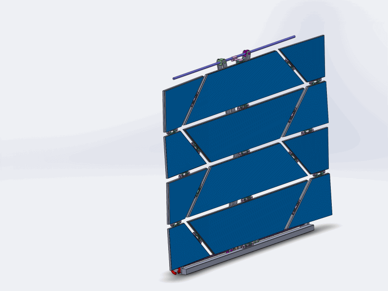 SURYA-PAAN折叠型月球车火星车3D数模图纸 Solidworks设计